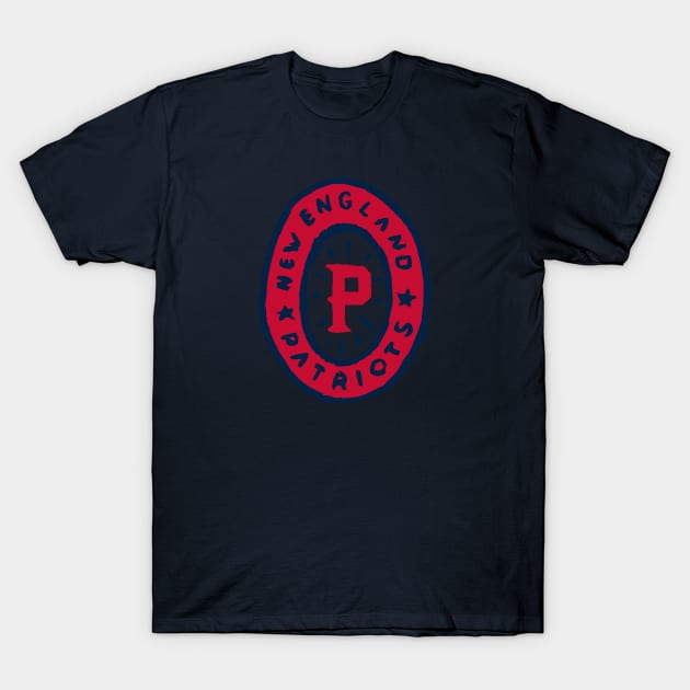 New England Patrioooots 09 T-Shirt by Very Simple Graph